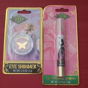 Eye Shimmer and Crayon Set - Gold and Pink